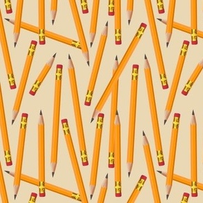 Sharpened #2 Pencils on Khaki by Brittanylane