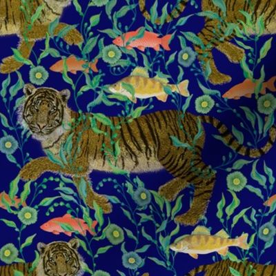 6 inch tiger swim blue version 3