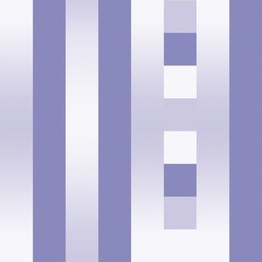 GRST5 -  Checked Gradient Stripes in Periwinkle