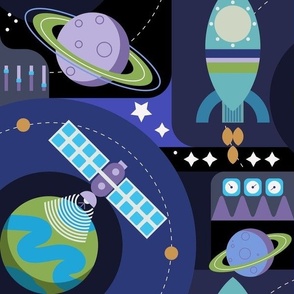 Going into orbit -normal scale