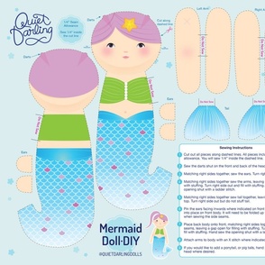 DIY Blue Mermaid Doll