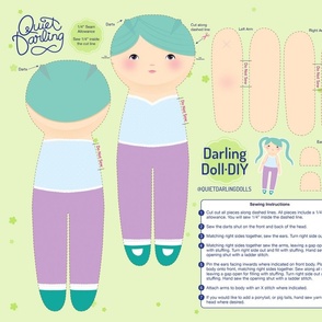 DIY Turquoise Darling Doll