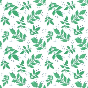 Thick Foliage - Basil Green