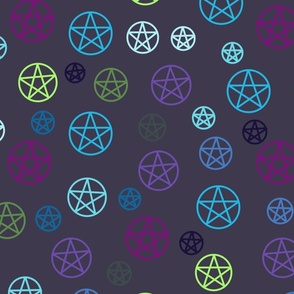 Pentacle Purple Pattern