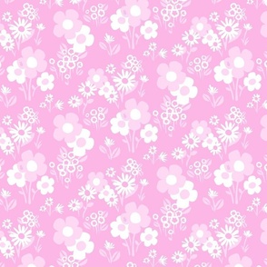 Groovy Garden Floral - Pink