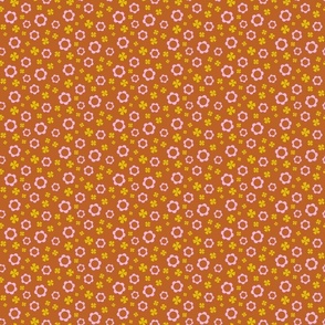 Groovy Pop Floral - Brown