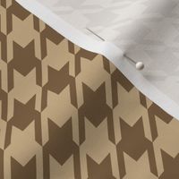 Houndstooth Dark Vanilla Caramel Medium