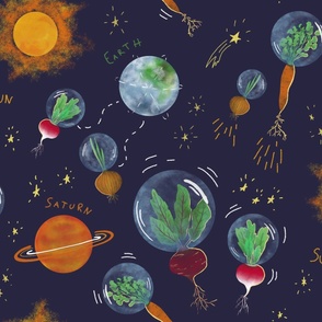 Space Veggies Exploring the Universe- large