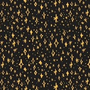 Starry Night black-yellow