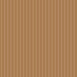 Pinstripe | Caramel Brown