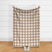 Gingham Check | Caramel Med.