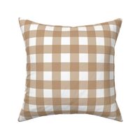 Gingham Check | Caramel Med.