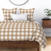 Gingham Check | Caramel Med.