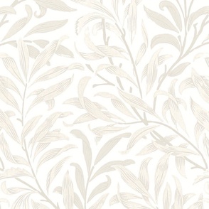 WILLOW BOUGH IN PALE IVORY - WILLIAM MORRIS - LARGE
