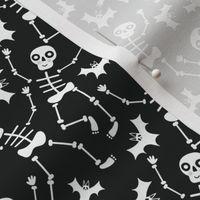 Skeletons Black White