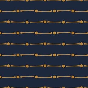 Medium Christmas Geometric Blender Dots and Strokes with a Midnight Blue Background