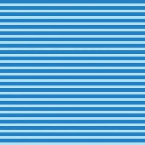 Blue and dark blue horizontal stripes, 1/2 inch wide