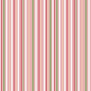 simple pink and white stripes