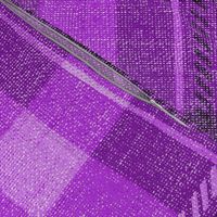 Purple Monochrome Plaid LS