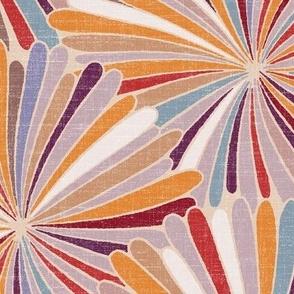 medium 1970 floral warm mood