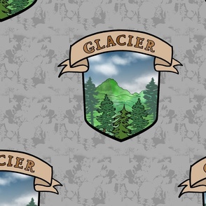 Glacier National Park Patch  (large scale) 