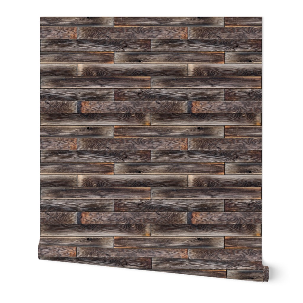 Wood Grain Horizontal 21 inch fabric 12 inch wallpaper repeat 
