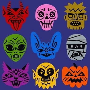 Monsters (purple background)
