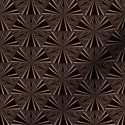 Black and Brown Fan Fractal © Gingezel™