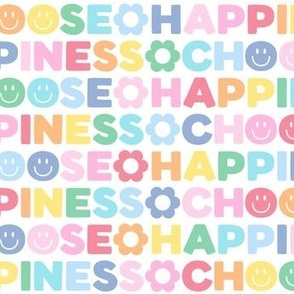 smiley guy choose happiness sm rainbow no outline pastel