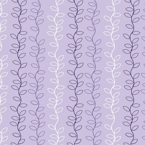 wavy vines on lavender