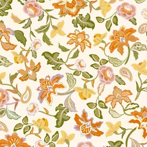 Summer Indian Floral Citrus