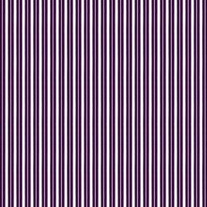 Tiny Ticking Stripe Black Plum