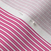 Tiny Ticking Stripe Hot Pink