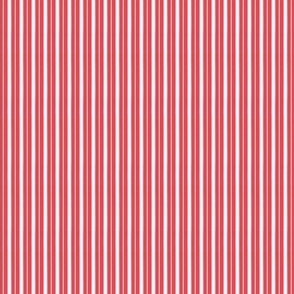 Tiny Ticking Stripe Valentine Red
