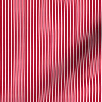 Tiny Ticking Stripe Red