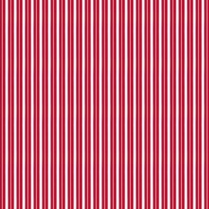 Tiny Ticking Stripe Red