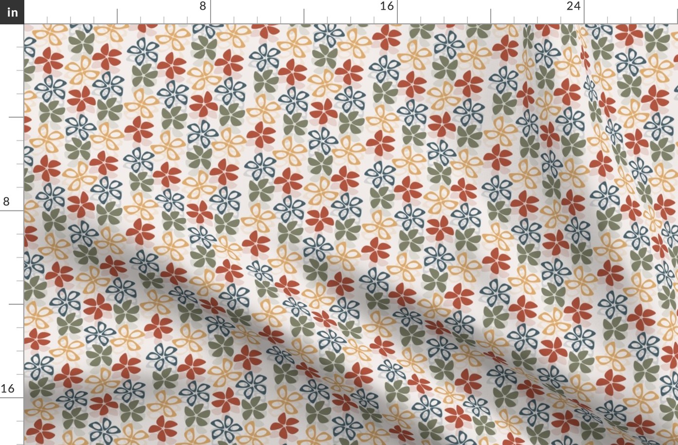MidMod Flower Pattern