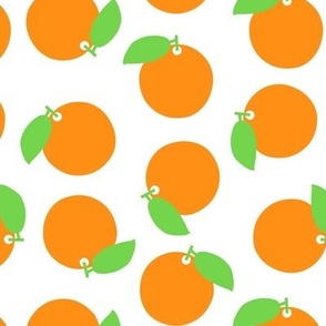 tiny graphic oranges
