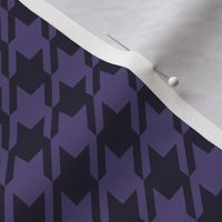 Houndstooth Royal Purple Medium