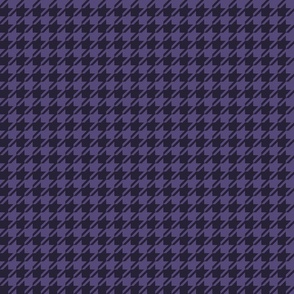 Houndstooth Royal Purple / Cottagecore / Halloween / Medium