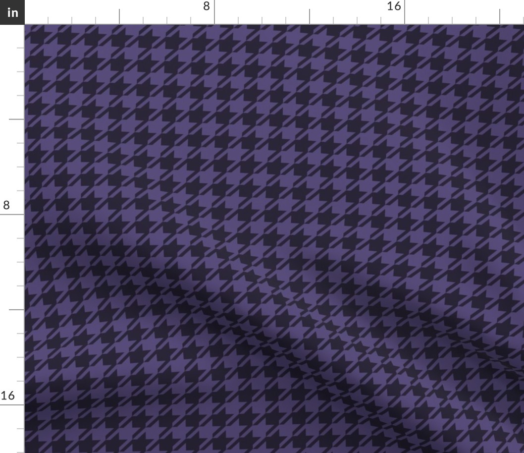 Houndstooth Royal Purple Medium