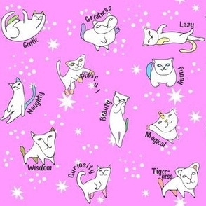 Catness cats funny kitty emojis pink