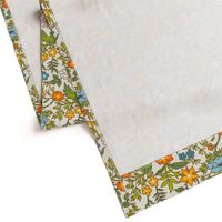 Really Retro Floral 24x15 Ivory