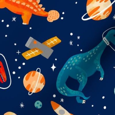 Painted Space Dinosaurs