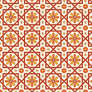 Geometric Pattern: Azila: Sunset