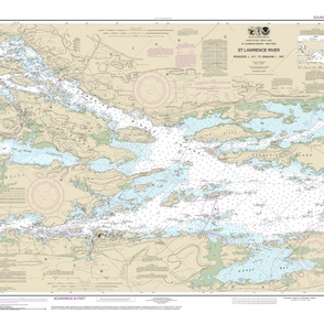 14772 Alexandria Bay Nautical Chart 