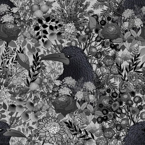 Ravens in the Garden of Decay (large scale)  