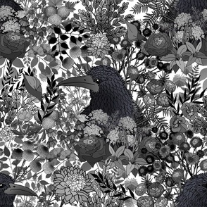 Ravens in the Garden of Decay (large scale) 