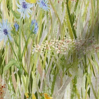 weeds-field-grasses-chicory-yarrow--sedges-plantain-yellow-green-grey-beige-tan-blue-v2