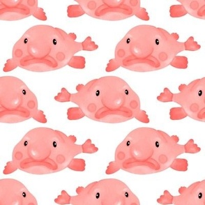 Blob Fish Fabric, Wallpaper and Home Decor